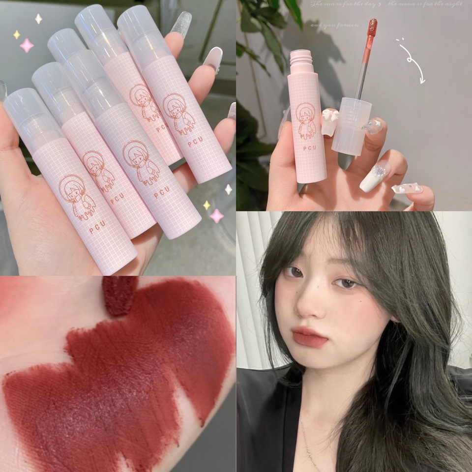 Son môi PCU dưỡng ẩm màu sắc dễ thương dành cho nữ