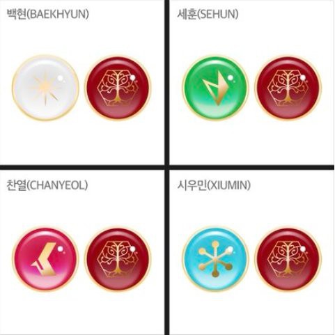 The EXOplanet #4 - The ElyXion dot in Seoul goods: Pendant set
