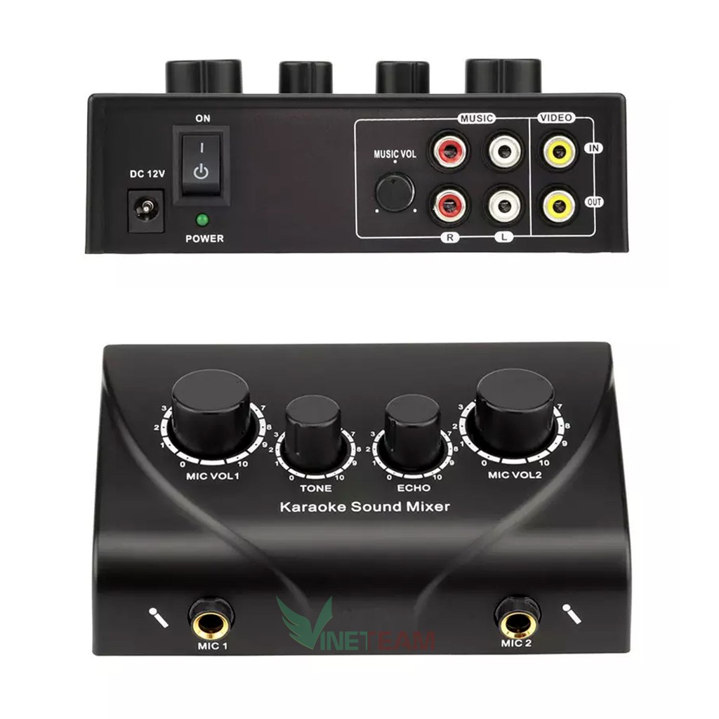 Bộ vang hát karaoke/Bộ trộn âm thanh Sound Mixer dual DC4260