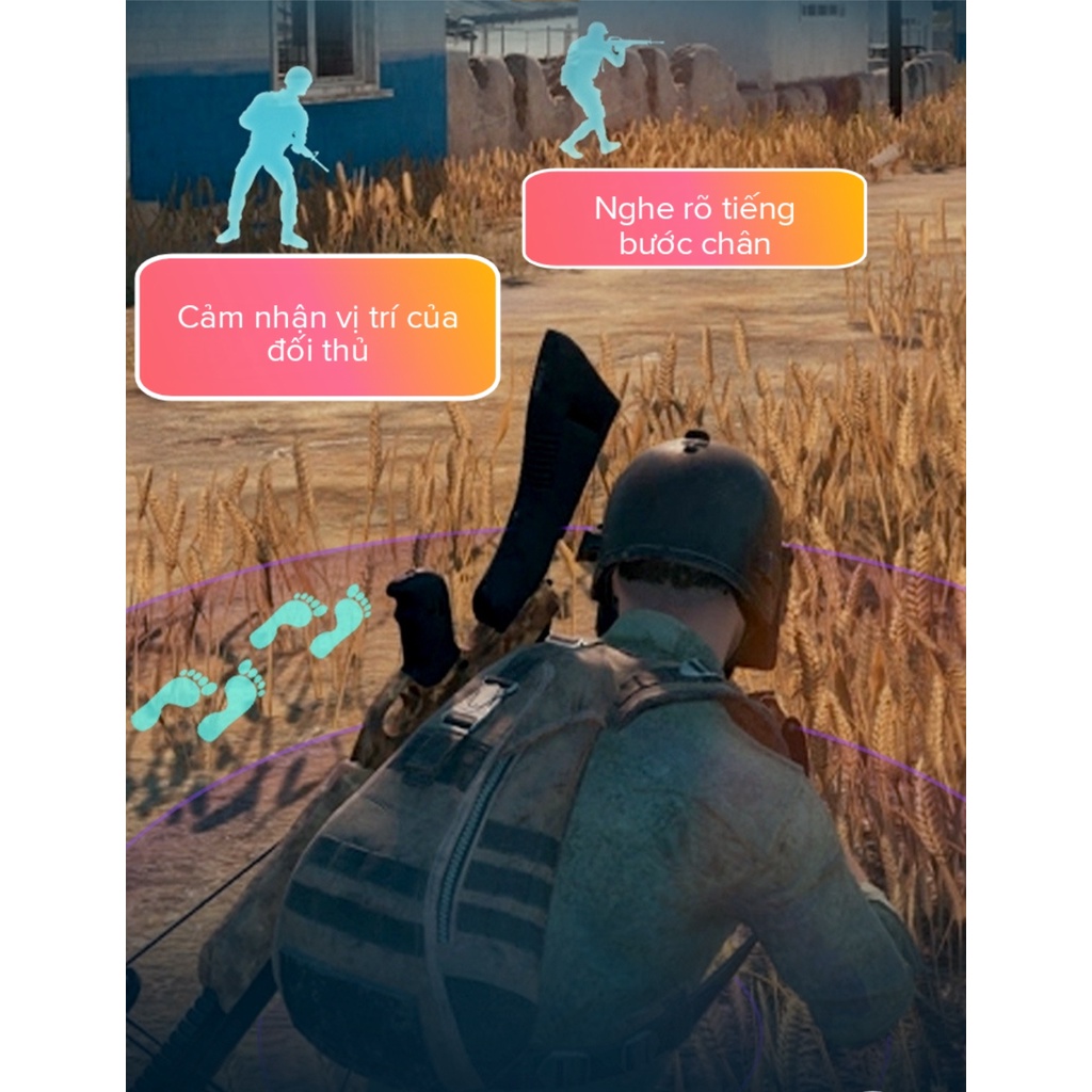 Tai nghe dây gaming EP2, không độ trễ, chống ồn, chống nước, thiết kế thể thao.