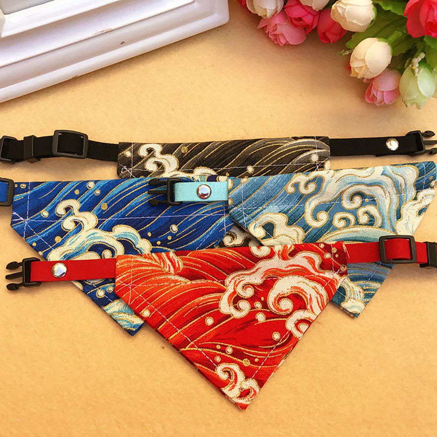 Khăn Choàng Cổ Cho Thú Cưng Phong Cách Nhật Bản