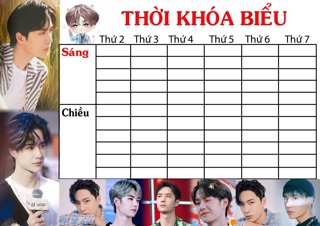 Thời khoá biểu vương nhất bác 2 ảnh