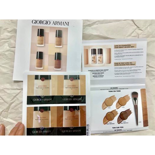 [Sample] Kem nền, che khuyết điểm các hãng Giorgio Armani , Make up for ever, too faced, fenty beauty pro filt'r, ... | BigBuy360 - bigbuy360.vn