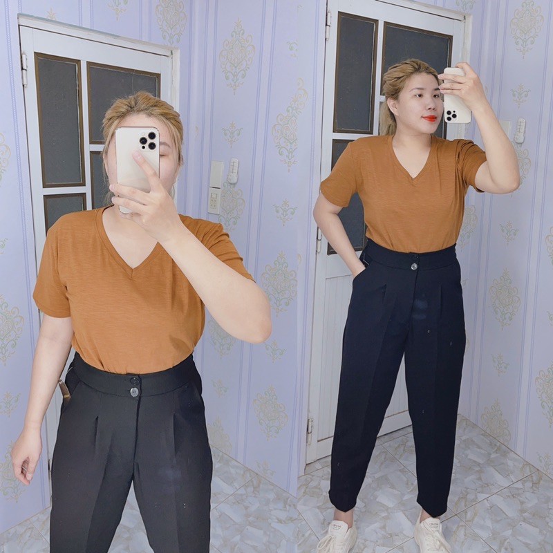 quần baggy hai nút bigsize