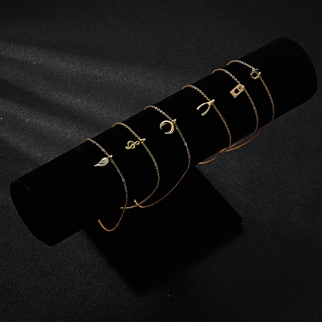 Dây chuyền RINHOO hợp kim mặt nhiều kiểu dáng tùy chọn thời trang đơn giản