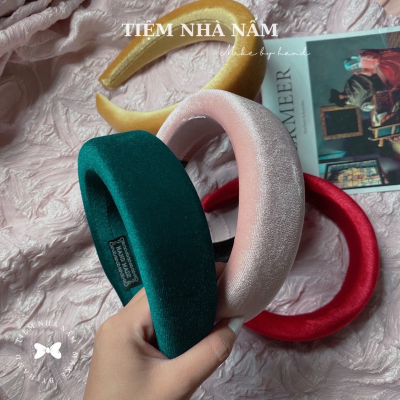 🎀 BỜM TÓC, MẤN TÓC TRƠN ĐỘI ĐẦU TẾT ( có ảnh mẫu chụp ) - [ Nhà Nấm handmade ]