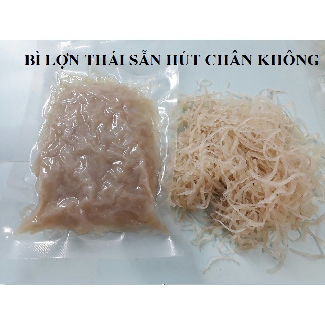 Bì/ Da lợn thái sẵn làm nem chua 300g (hút chân không)