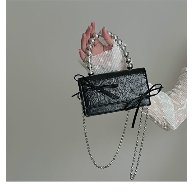 Túi Đeo Chéo mini Đựng Điện Thoại Đính Nơ Thời Trang 2021