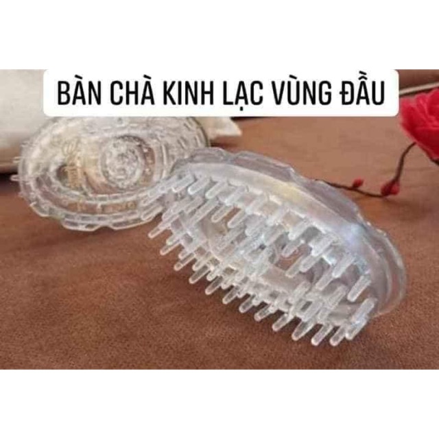 Bàn chà thông kinh lạc vùng đầu ( lược gội đầu) dùng trong spa thẫm mỹ viện