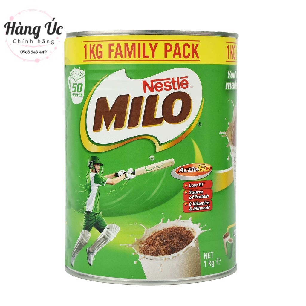 Milo 1kg☘️Freeship☘️- Milo nội địa Úc 1kg