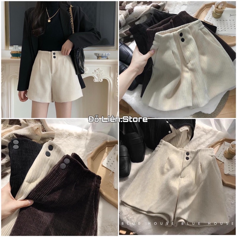 [RẺ VÔ ĐỊCH] Quần shorts Nữ NHUNG TĂM SANG CHẢNH,đủ màu,Free size,chất nhung tăm dày dặn,quần đùi nữ mặc nhà(ảnh thật)