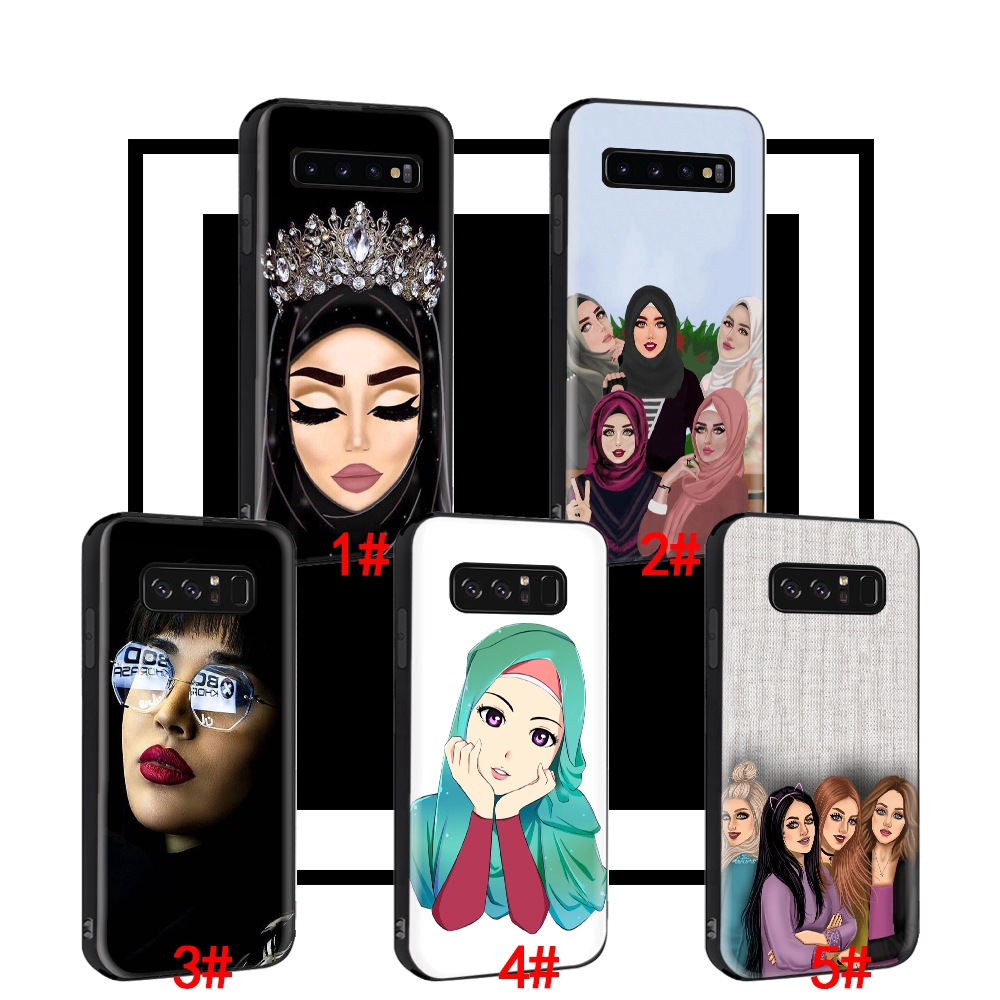 Ốp điện thoại mềm in hình những cô gái đạo Hồi cho Samsung S10E S10 S20 Ultra Note 8 9 10 Plus Lite