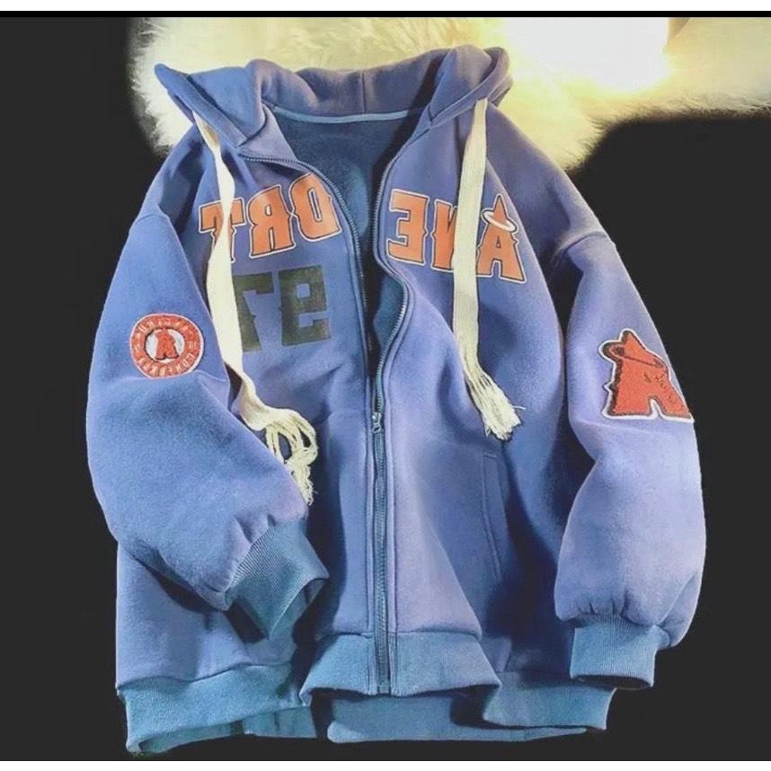 Áo khoác nỉ nữ hoodie form rộng cute hàn quốc CaMa Store M402