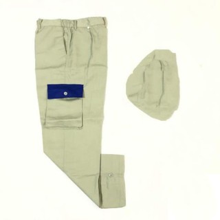 Quần bảo hộ túi hộp vải kaki 3/1