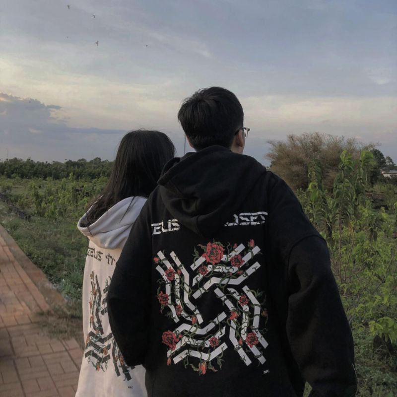 Áo hoodie nam nữ sadboiz rose SS3 unisex chuẩn chính hãng, áo hoodie nỉ sadboizaintcry local brand nam nữ