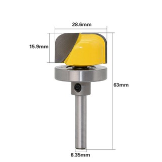 Mũi soi gỗ, mũi phay hình chén, cốt 6.35mm