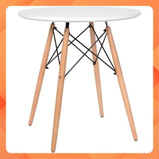Bộ Bàn Tròn Trắng 2 Ghế Eames