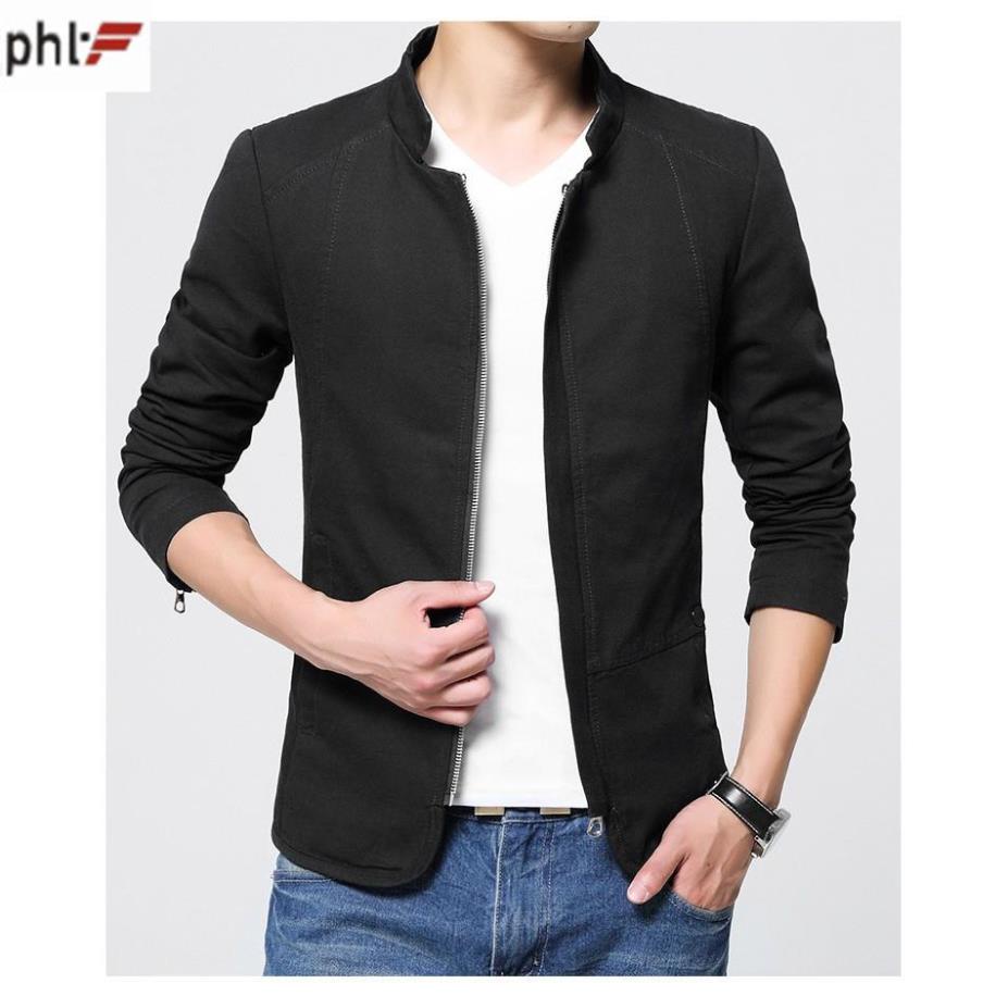 Áo Khoác Kaki Nam Giả Vest 2 Lớp PHL BD16 - Kem