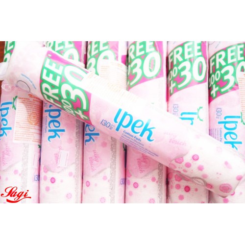 BÔNG TẨY TRANG IPEK THỔ NHĨ KỲ 130 miếng | BigBuy360 - bigbuy360.vn