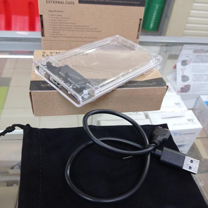 Hộp Đựng Ổ Cứng Trong Suốt 2.5 Usb 3.0 Eyota- Ssd