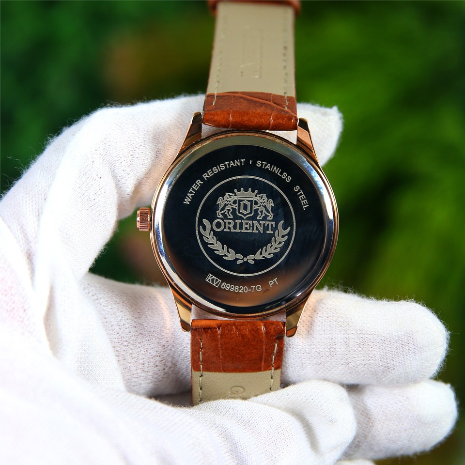 Đồng hồ nam dây da cao cấp ORDN0005W – Thiết kế sang trọng, lịch lãm – Mặt kính cứng chống xước, chống nước hiệu quả