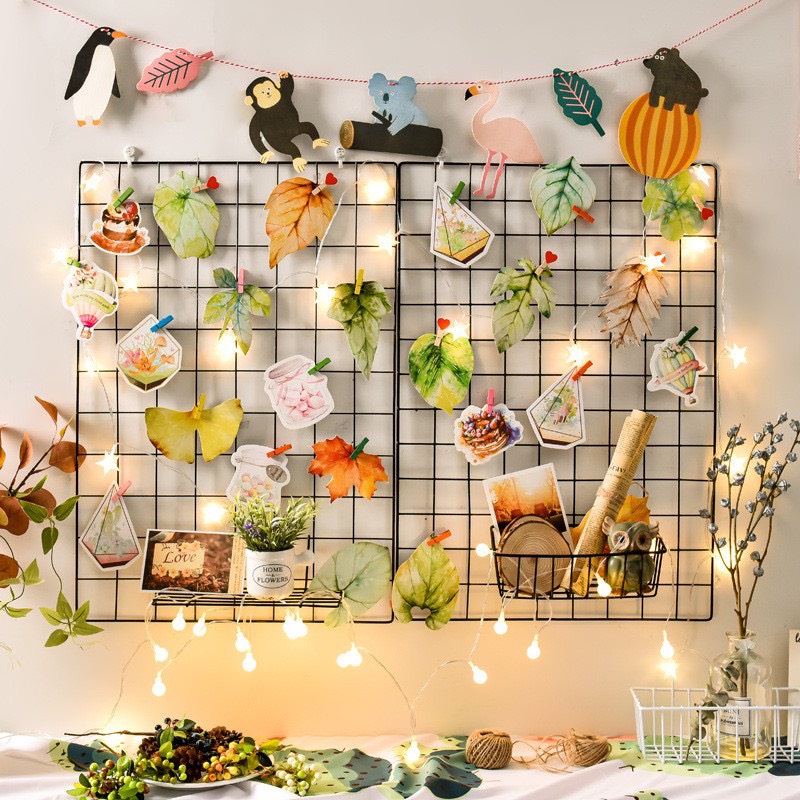 (Chọn Màu) 5 Khung Hình Lưới Sắt Nghệ Thuật Trang Trí Decor Nhà Phòng Ngủ Siêu Xinh Picture Frame