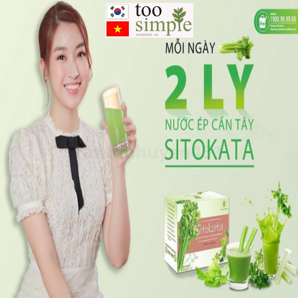 Bột cần tây Sitokata Chính Hãng ( 1 hộp 20 gói 100gr)