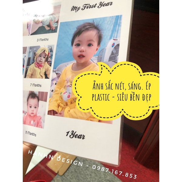 Khung ảnh 12 tháng  Khăc theo yêu cầu