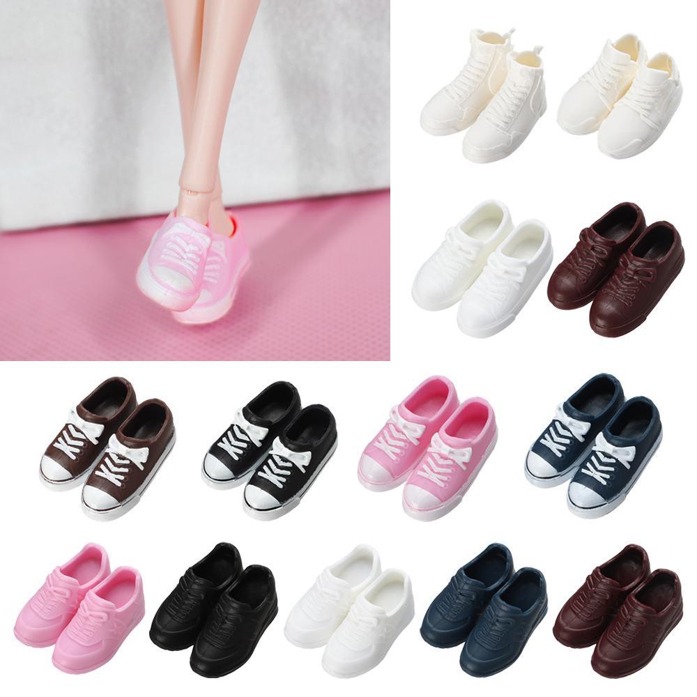 Giày Boot Thời Trang Cao Cấp Cho Búp Bê 16cm 1 / 3 1 / 4