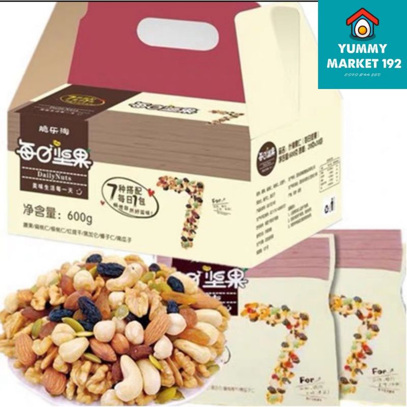 Granola 7 vị - hạt dinh dưỡng sấy khô 25gr