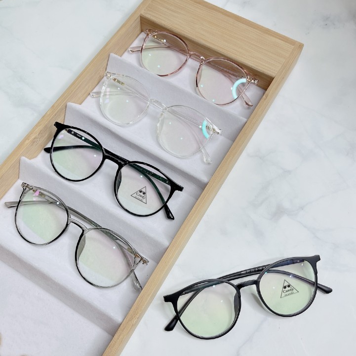 Gọng kính cận tròn nam nữ chất liệu nhựa dẻo thanh mảnh 513 - Tiệm kính Candy | BigBuy360 - bigbuy360.vn
