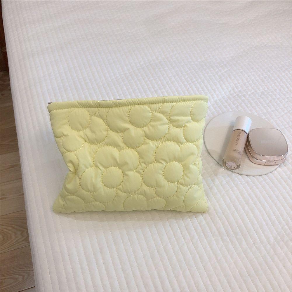Túi Đựng Đồ Trang Điểm Bằng Vải Bạt Nylon Hoa Sức Chứa Lớn Thời Trang Cho Nữ