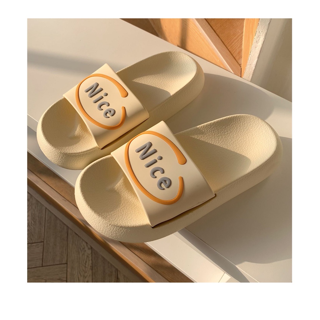 Dép quai ngang cặp đôi nam nữ Nice đế bánh mì - US723