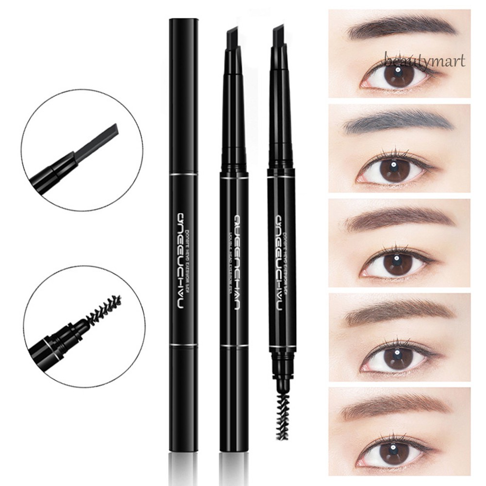[Hàng mới về] Bút kẻ lông mày trang điểm hai đầu có đầu cọ chải xoay tự động lâu trôi không bị nhòe MB