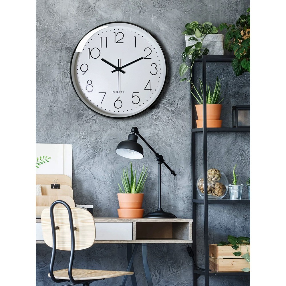 [SALE GIÁ HỦY DIỆT] Đồng hồ treo tường Quartz cao cấp kim trôi [BH 12 tháng] [Không tiếng động]