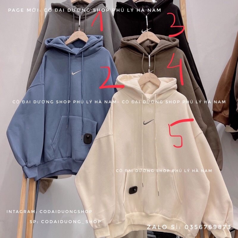 áo nỉ hoodie naiii chữ lưng | BigBuy360 - bigbuy360.vn