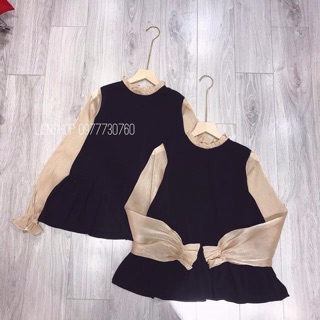 Áo baby doll tay tơ