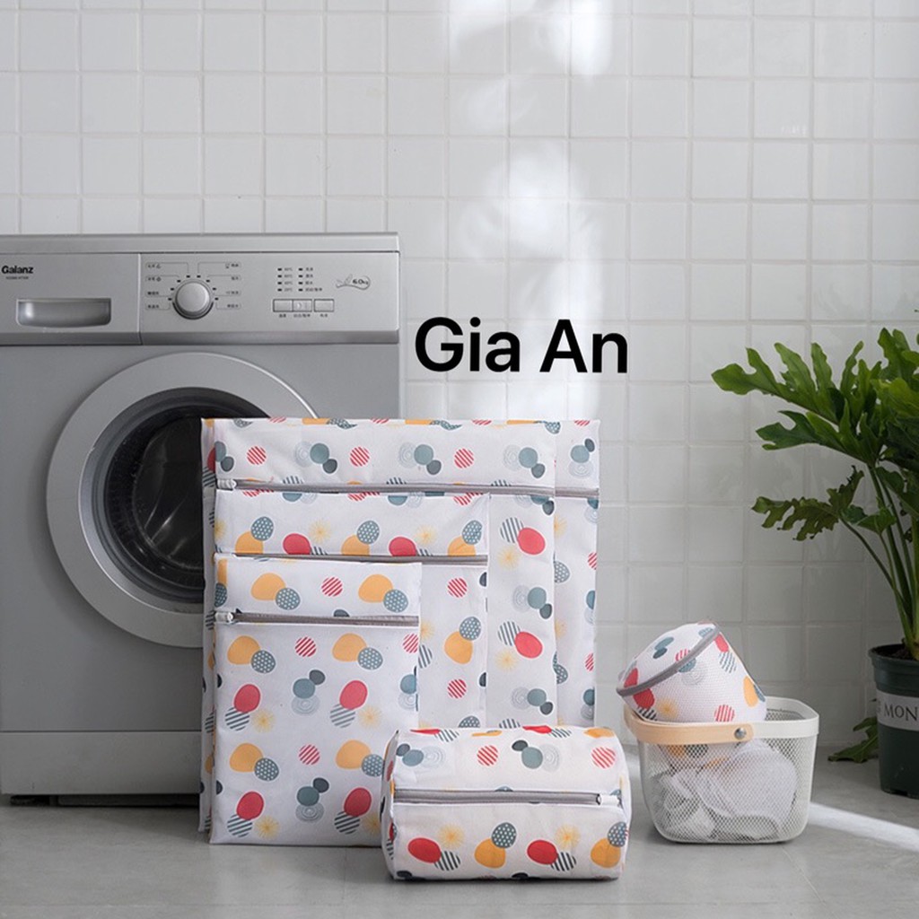 Túi lưới giặt đựng quần áo, đồ lót cho máy giặt – Túi giặt bảo quản quần áo