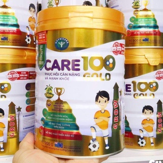 Sữa bột care 100gold 900g.