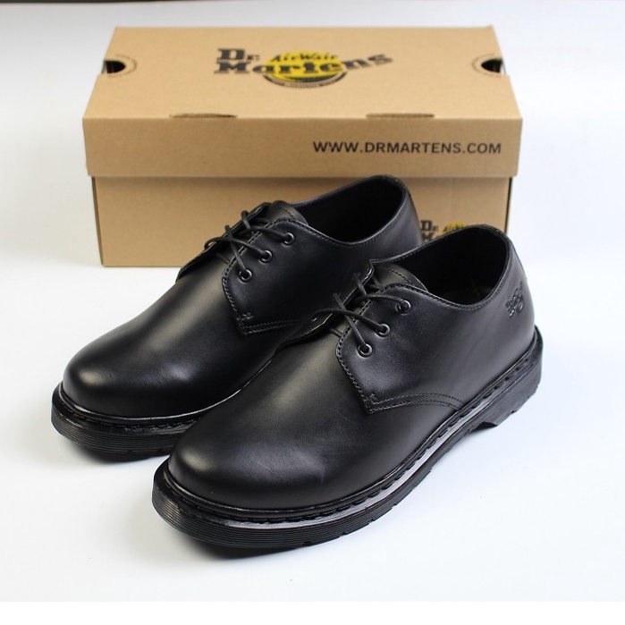 Giày Da Bò 1461 2020 Full Black .Giày Dr.Martens Thailand Chính Hãng