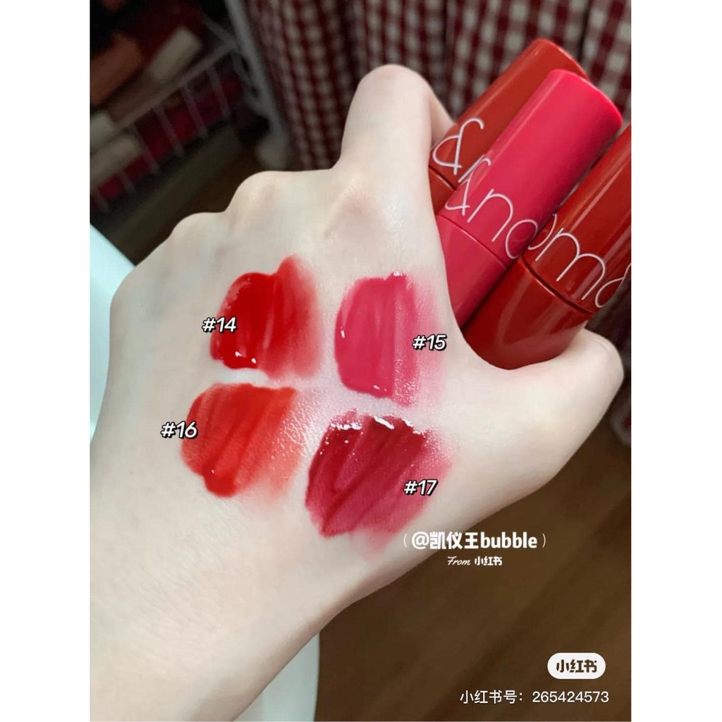 Son Tint bóng Romand Juicy Lasting Tint đủ màu từ màu 01- màu 25
