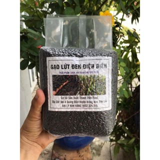 gạo lứt đen Điện Biên, 2kg gạo dẻo ngon chuyên dành cho người ăn kiên, tiểu đường, tim mạch