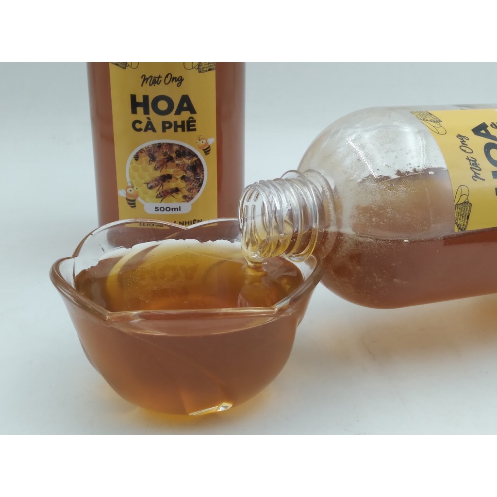 [Bao đổi trả] Mật ong hoa cà phê 100% tự nhiên - Nông sản sạch Tây Nguyên -  Cam kết mật ong nguyên chất