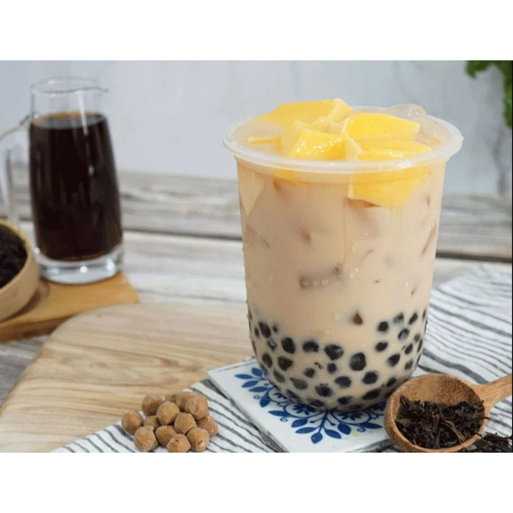 Bột pudding Krub.O  gói 1kg - làm thạch thơm mềm mịn pha trà sữa topping dẻo dai