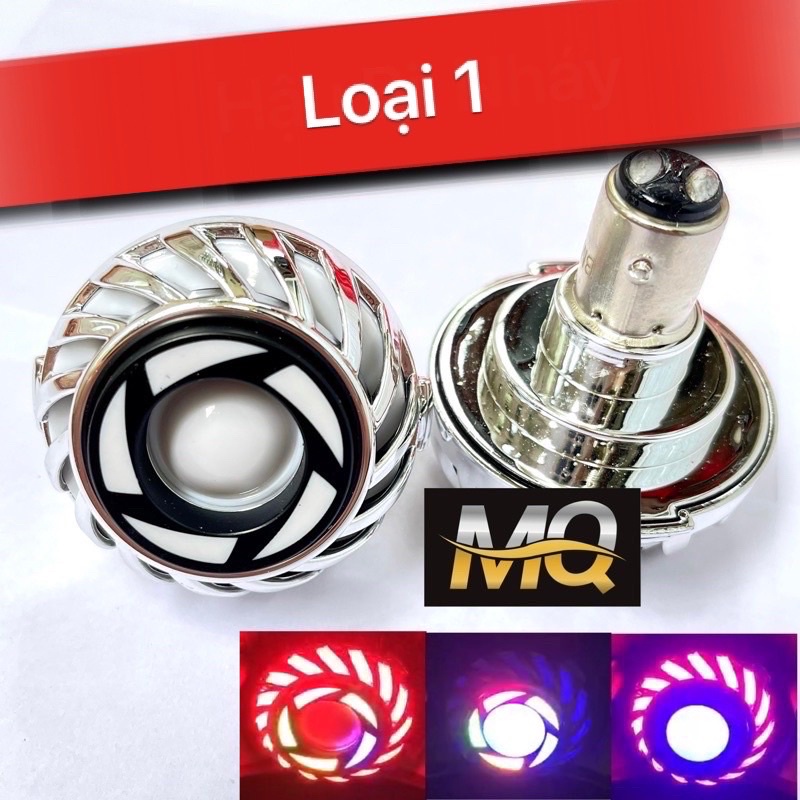 Đèn Hậu Led Xe Máy Stop F1 Nháy 7 Mầu Lập loè S25