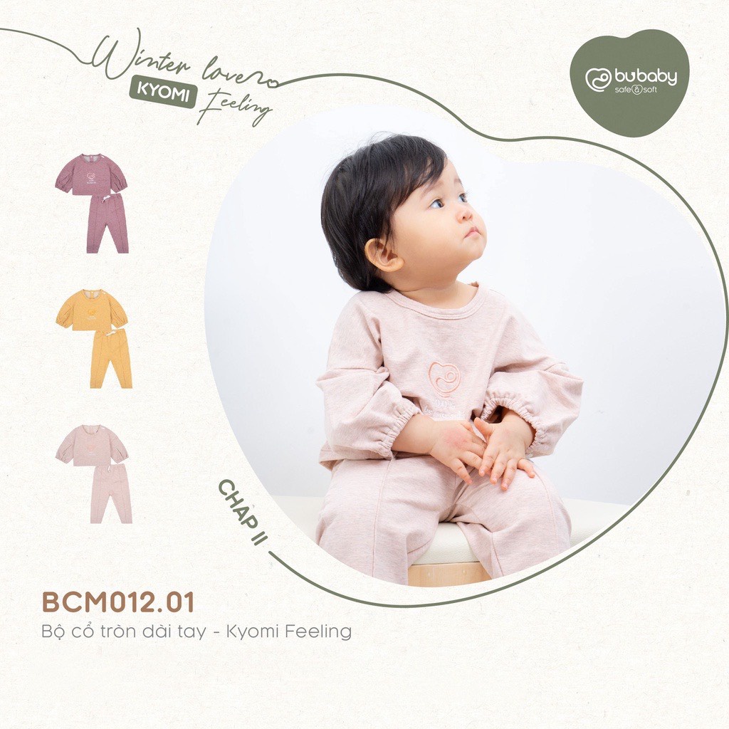 [CHÍNH HÃNG] Bộ dài tay bé gái tay bồng Kyomi Feeling BCM012.01 Bu