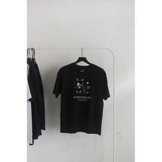 Áo thun in trắng đen cotton 🍄 Sapiosexual 🍄