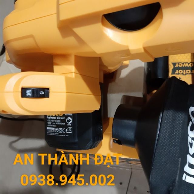 MÁY THỔI BỤI HÚT BỤI ĐA NĂNG 800W INGCO&lt;br&gt;MODEL:AB8008