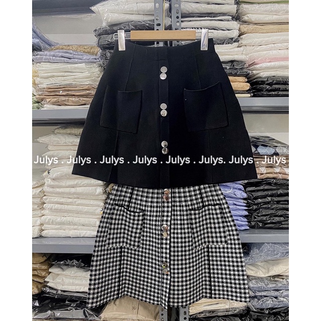 Chân váy LEN XOÈ JULYS STORE (ảnh shop chụp kèm video cận chất) | BigBuy360 - bigbuy360.vn