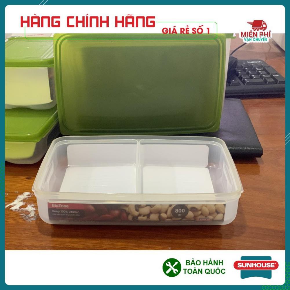Hộp bảo quản thực phẩm khô SUNHOUSE BioZone,hộp đựng thức ăn SUNHOUSE, 400ML, 500ML,800ML, 1100ML, 2700ML, 7000ML | BigBuy360 - bigbuy360.vn